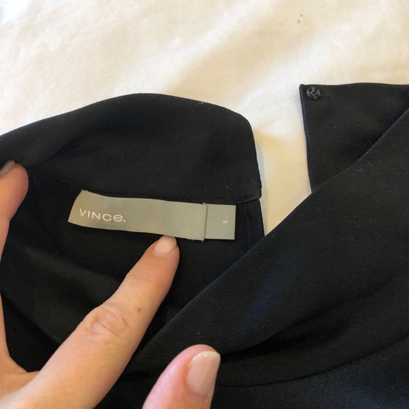 Vince black mock neck dress - Picture 2 of 2